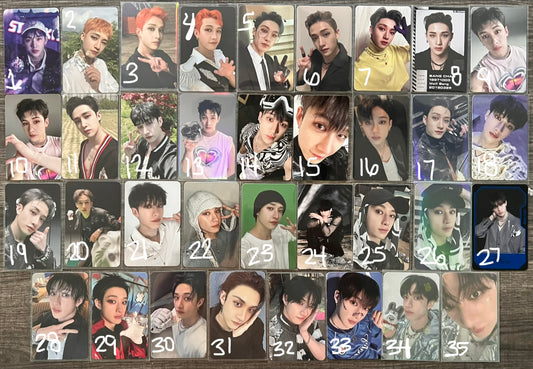 Bang Chan Photocards (misc 1)
